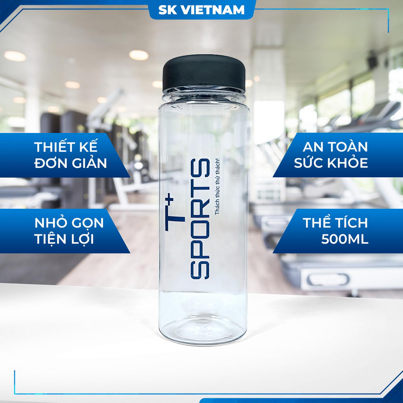 Chai nước thể thao năng động T+ Sport